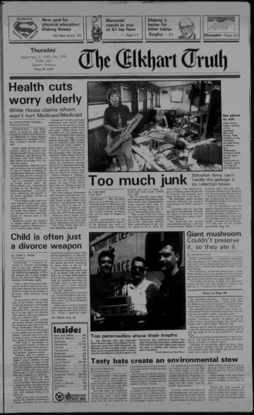 The Elkhart Truth, September 2, 1993, page 1