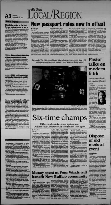 The Elkhart Truth, September 27, 2007, page 5